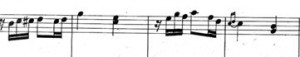 Part B (initial 4 bars)