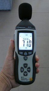 Picture 11: Manual measurement of SPL.