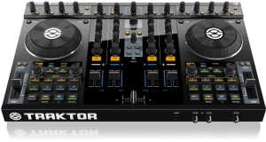 4 Kanal Digitaler DJ Controller mit integriertem Mischpult 